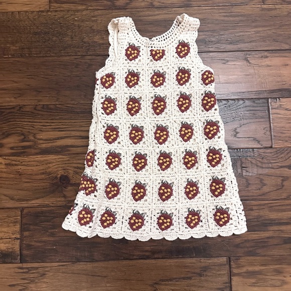 Rylee + Cru Other - Rylee + Cru Strawberry Crochet Dress *